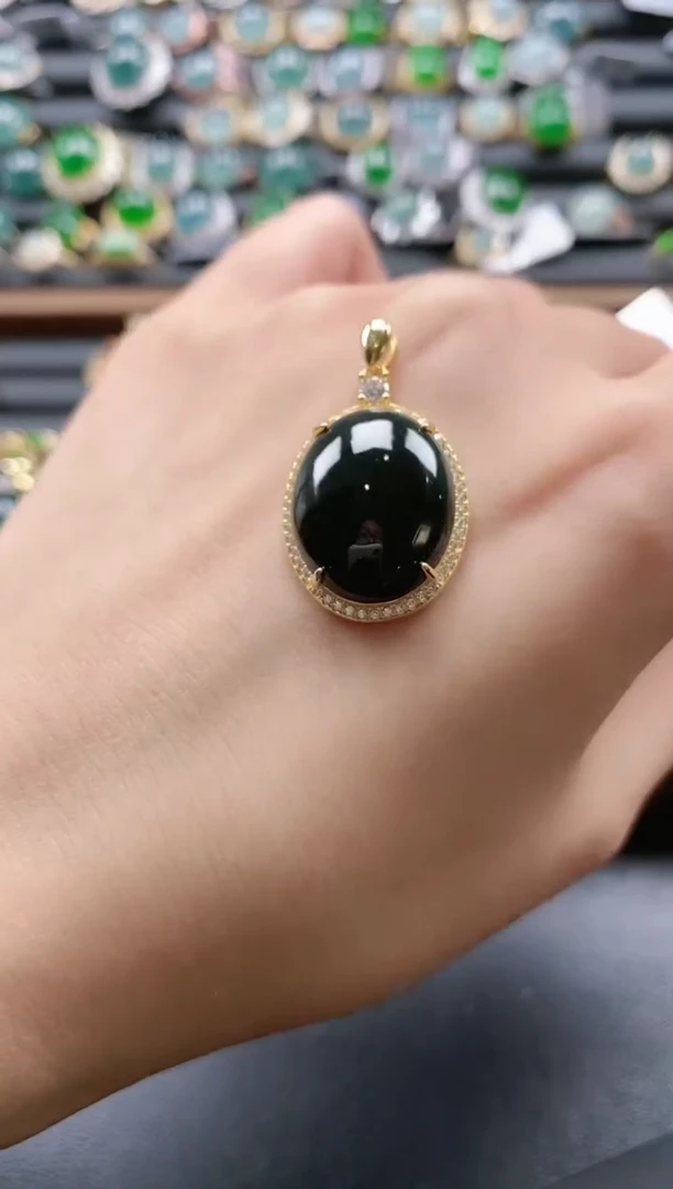 【闪购商品】翡翠戒指银S925镶嵌51511