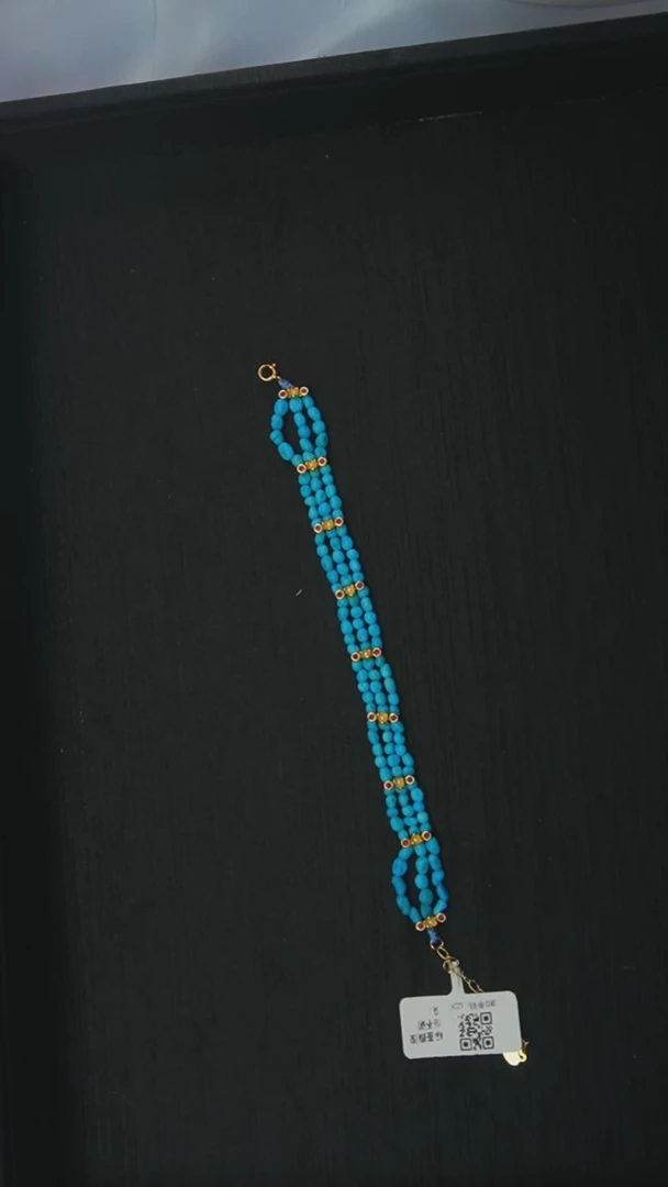 【闪购商品】绿松石手链银S925镶嵌发货一件