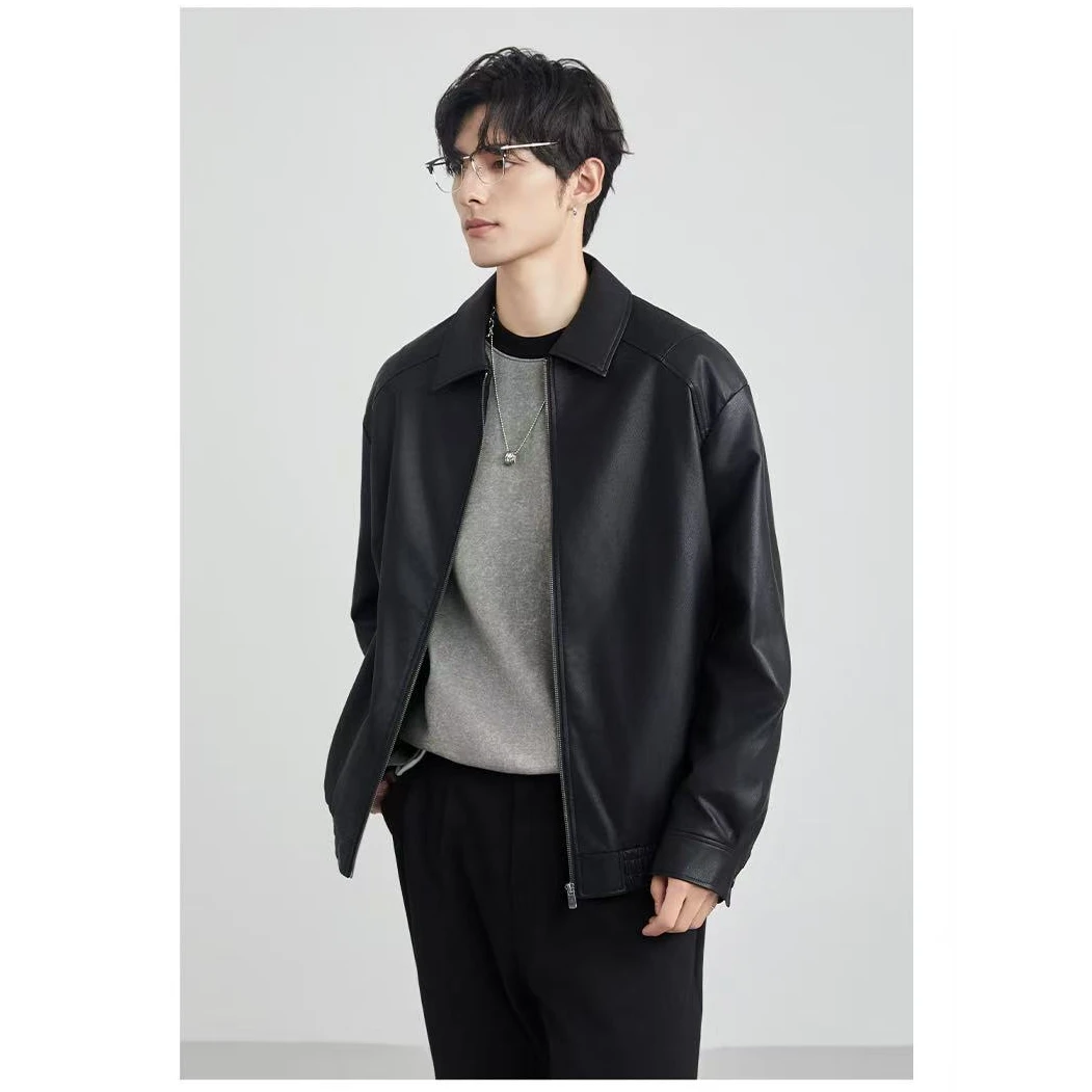 TY/-新款时尚休闲百搭皮衣*Ks 88009