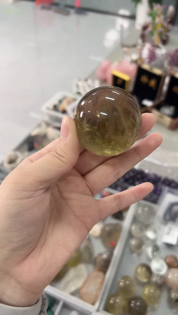 未镶嵌珠宝半成品水晶M456 约4.9cm