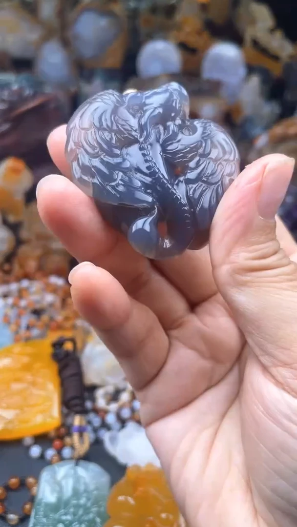 【闪购商品】玛瑙/玉髓颈饰未镶嵌AA