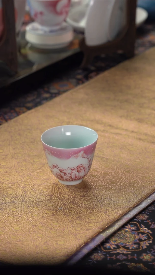 英姐好物分享@@千山暮雪杯子