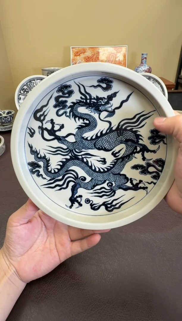 二号釉青云志壶承