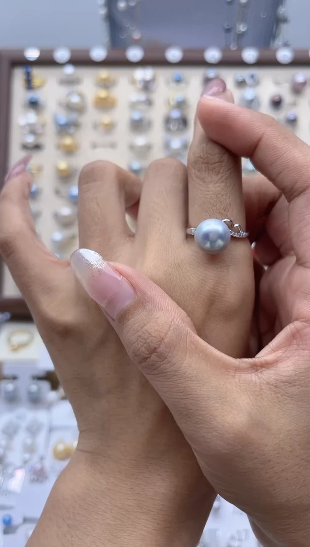 【闪购商品】淡水珍珠戒指合金42