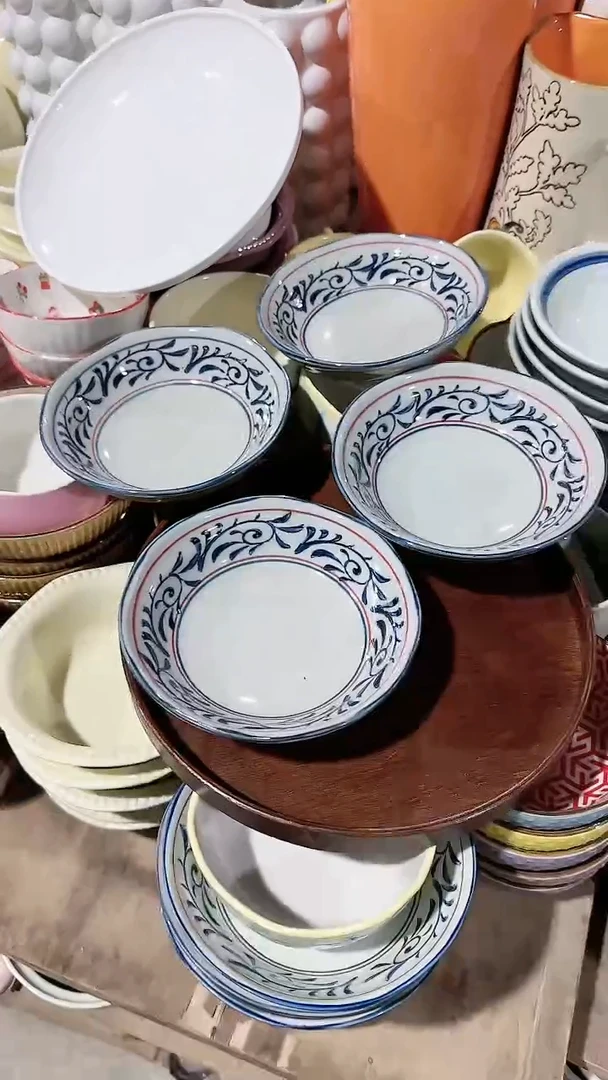 【闪购商品】瓷片4个盘微瑕凑满20元包邮