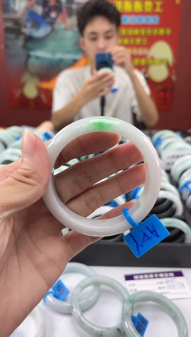 未镶嵌手镯翡翠满***觉翡翠1