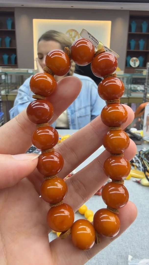 手链琥珀未镶嵌207秒拍号 假一罚三