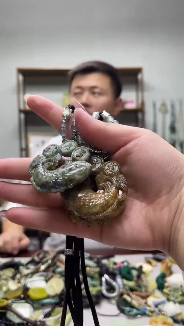 未镶嵌岫玉吊坠·多样性发货*拍一发一