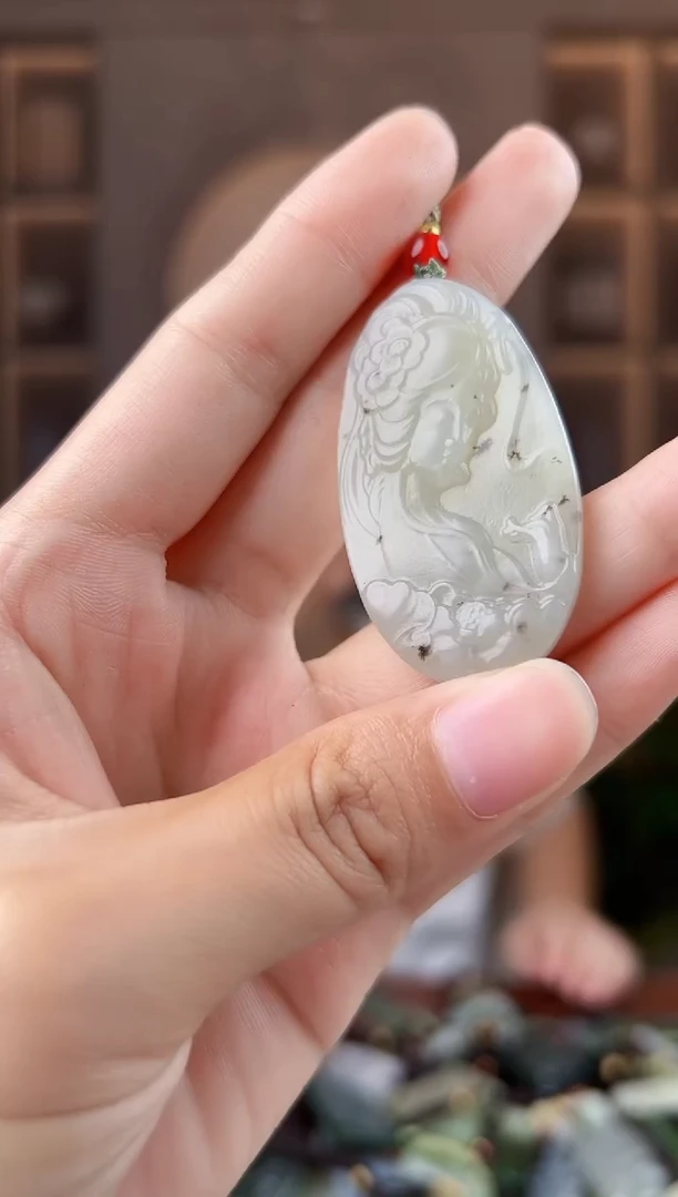 未镶嵌和田玉挂件拍一发一，拍一发一，