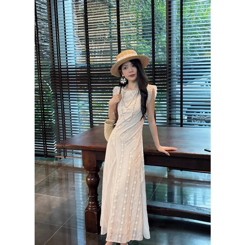 2025夏季穿搭穿搭巨好看今年流行的独特漂亮绝美法式气质连衣裙女