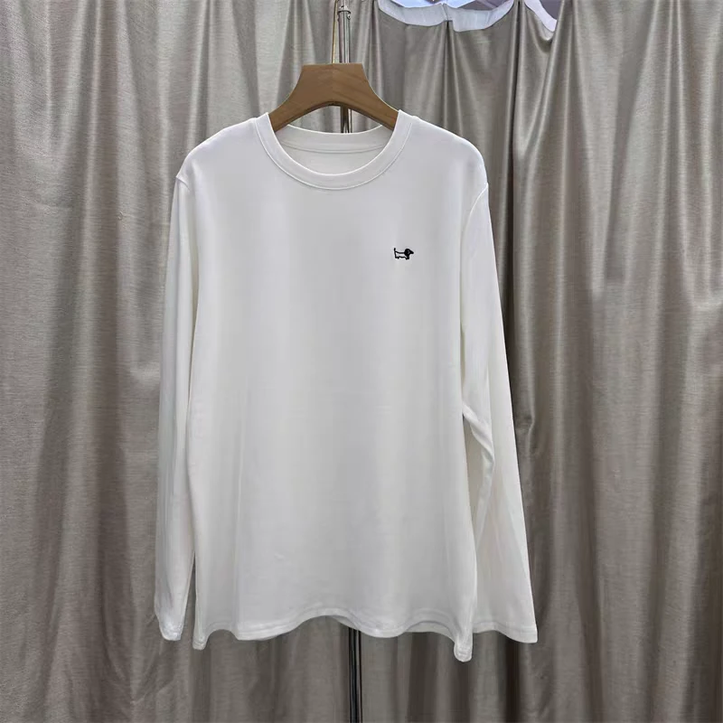 【OZZ—2510】加绒加厚打底衫圆领长袖套头常规INS风宽松