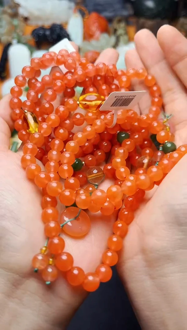 【闪购商品】南红玛瑙手串未镶嵌多圈手串多样性拍一发一