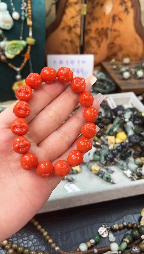 珊姑娘佛头手串，一物一怕