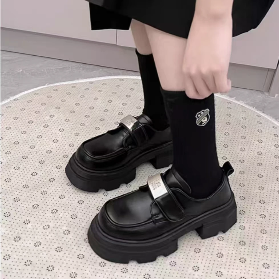 3311 新款学院风时尚百搭休闲厚底增高乐福鞋