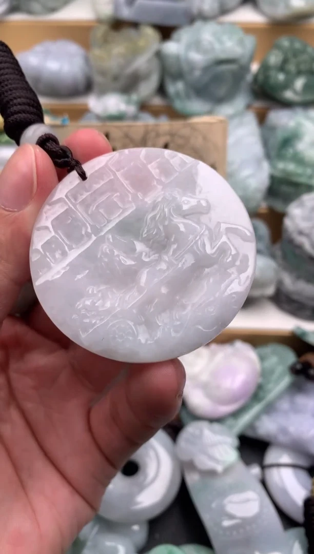 吊坠(不含链)未镶嵌翡翠1