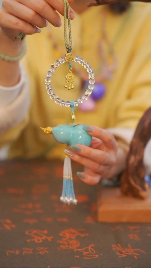 177非遗漆手艺工天然葫芦文玩福禄