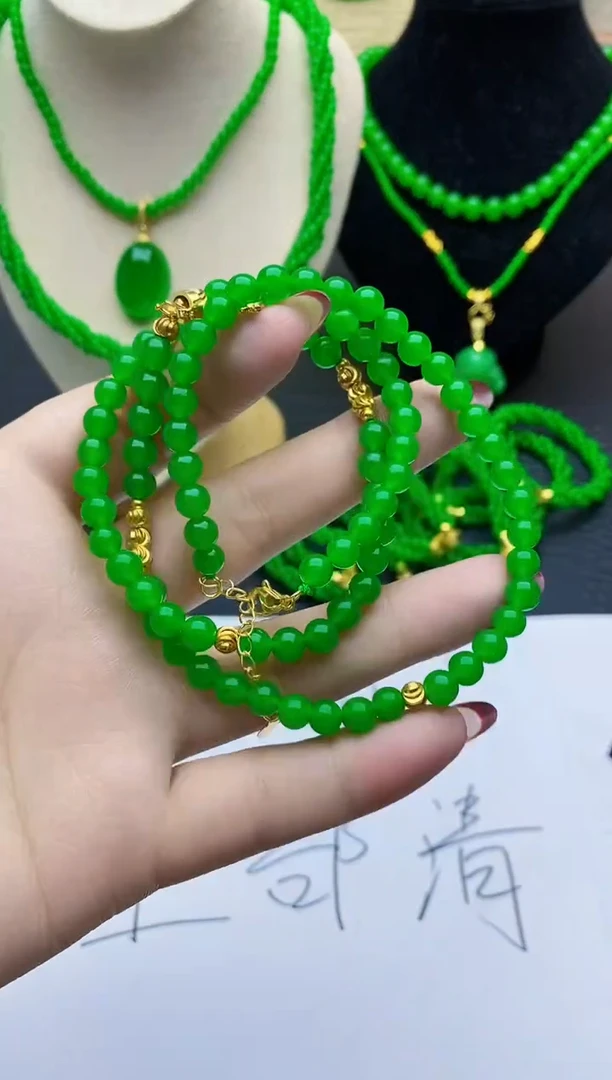 项链未镶嵌翡翠万能扣项链卡6