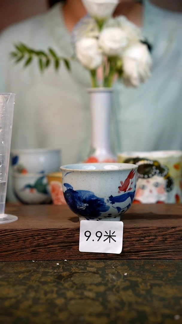 摆件泥垚手作 景德镇手工手绘器物