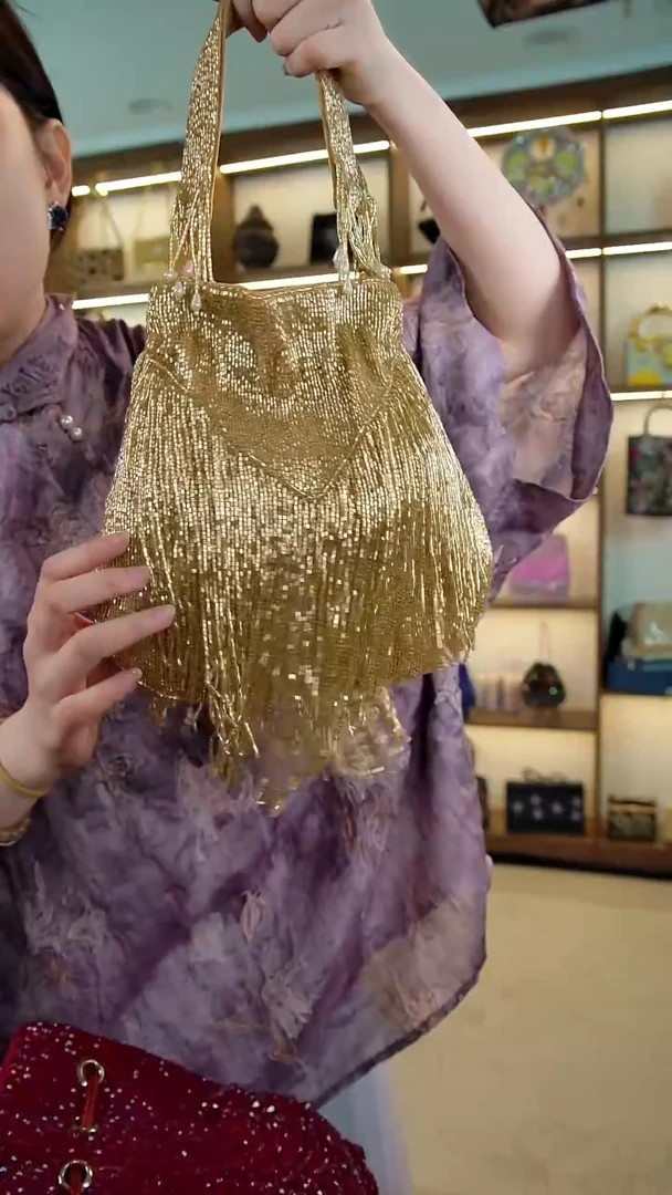 织物百格汇手工包