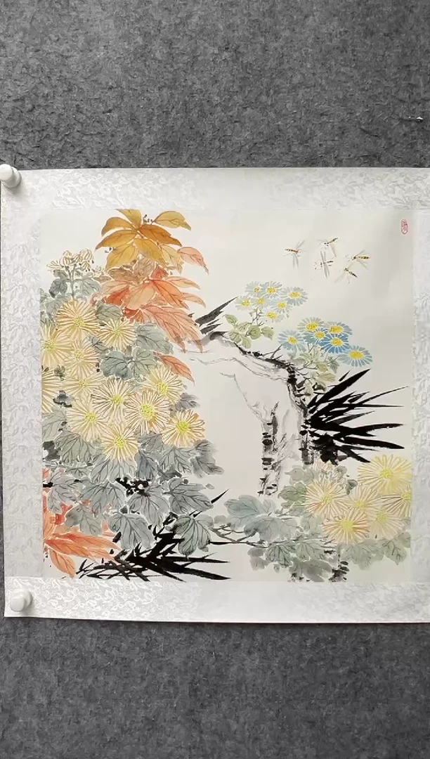 国画邹训精-4平尺-国画作品