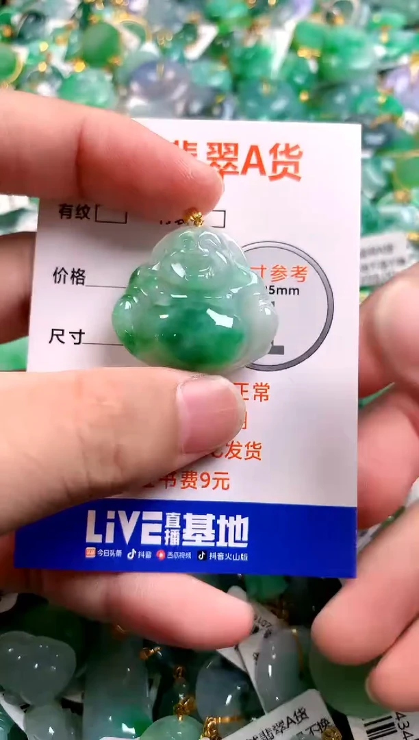 颈饰18K金镶嵌翡翠0265097423