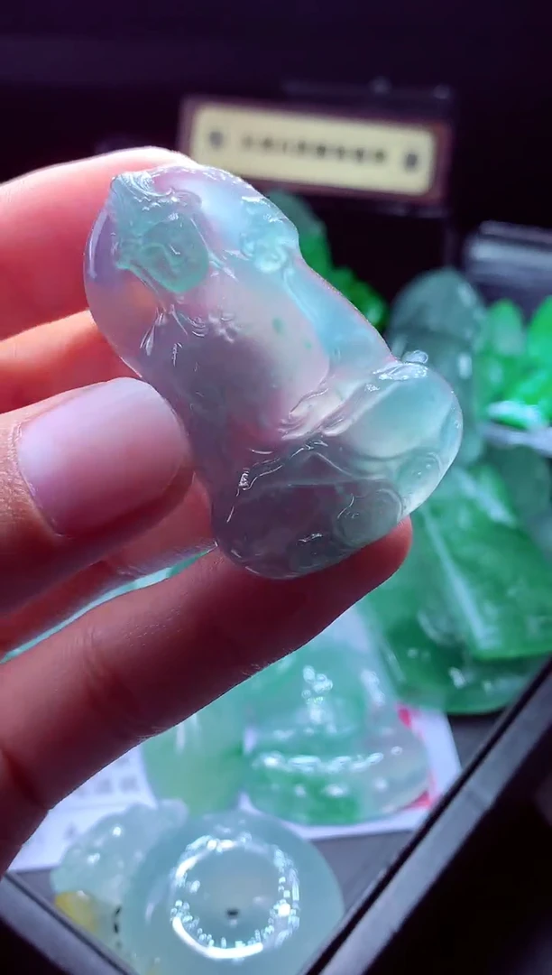 未镶嵌定制翡翠浩*#翡翠毛货定制