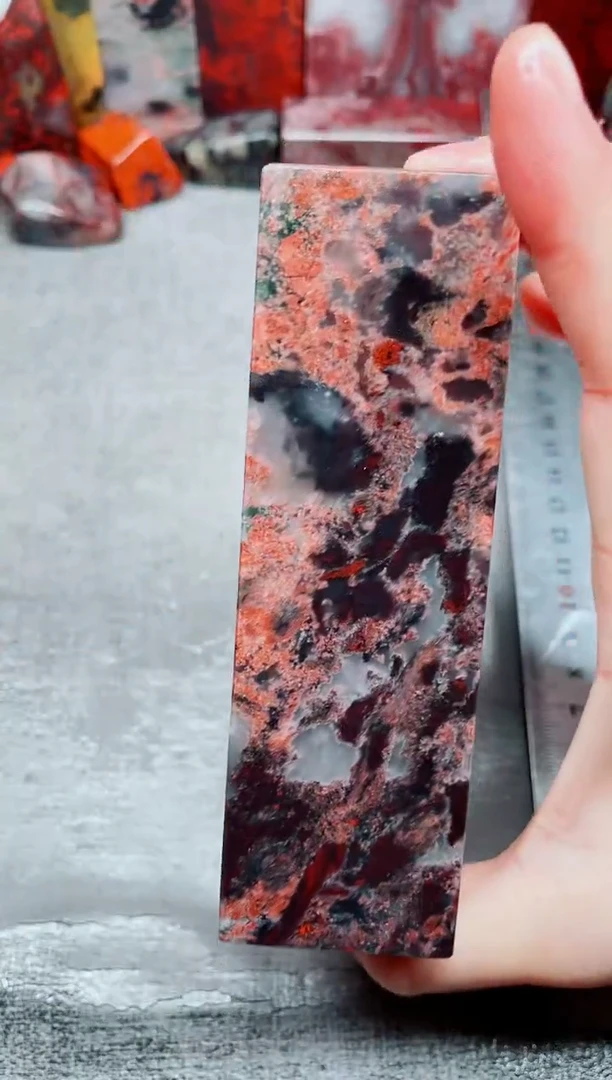 玉桂林鸡血玉素章--31