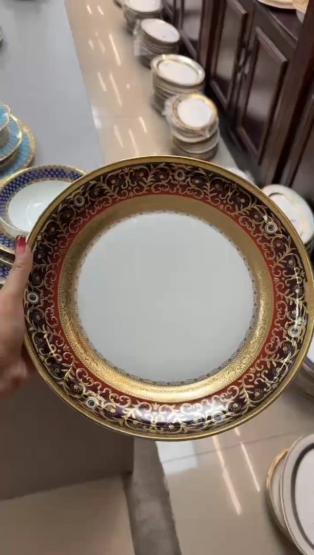 【闪购商品】瓷片12寸窝盘1个微瑕  福利价