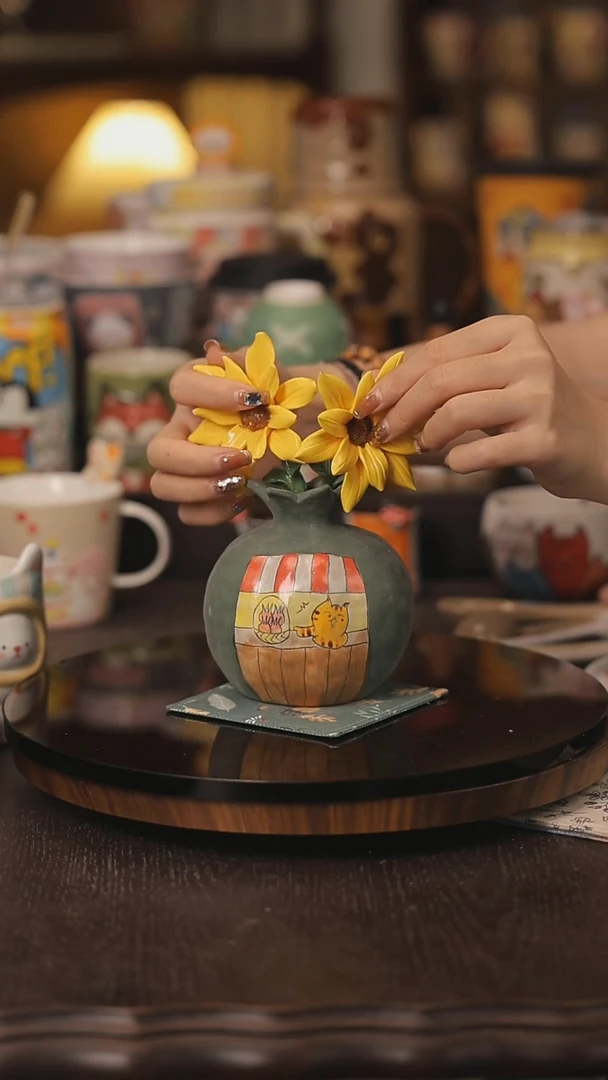 景德镇釉下彩绘设计师款式陶瓷