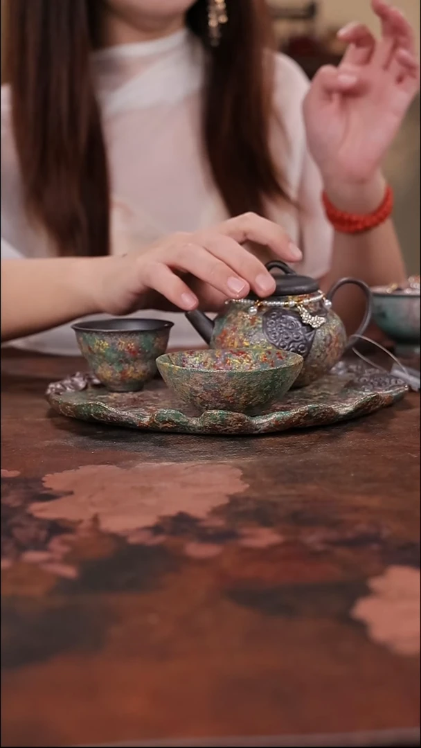 陶瓷茶具（无礼盒）@@A13435