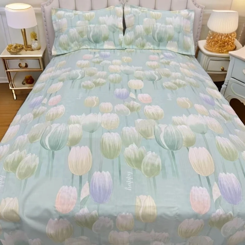 【郁金香】山东非遗正宗细纱原棉老粗布四季布加厚斜纹柔软亲肤吸汗