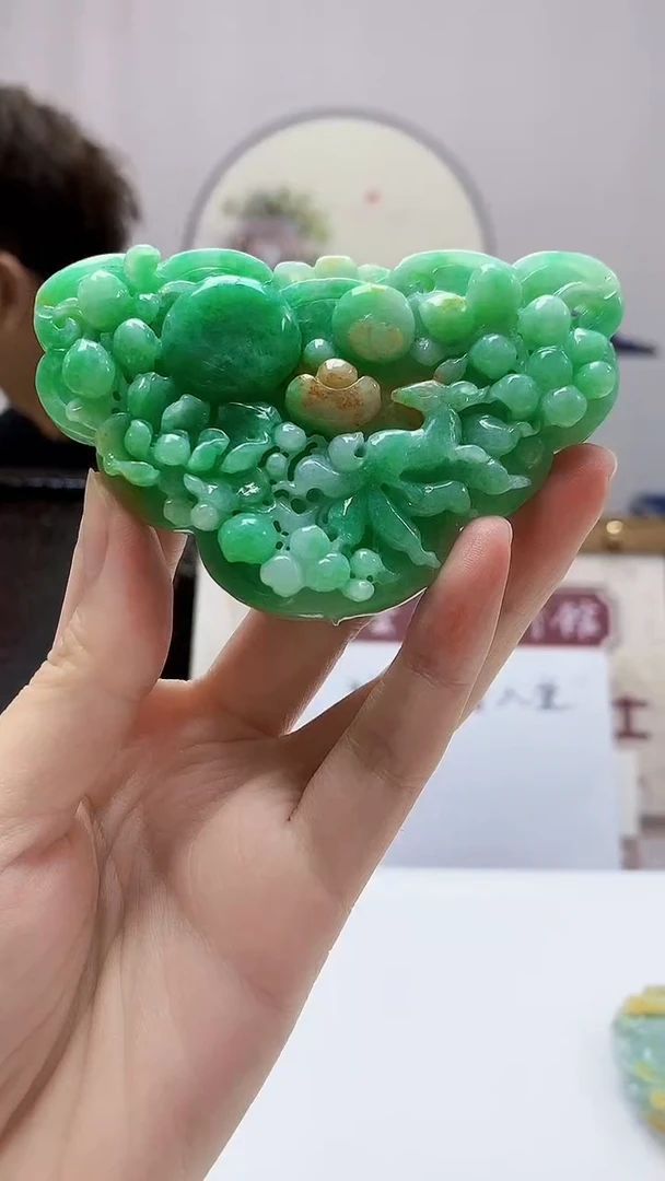 定制翡翠未镶嵌5159zm-毛货挂件99