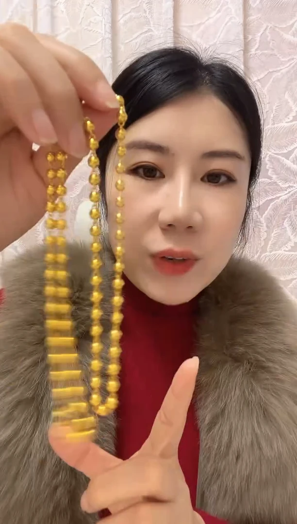 合金无009光珠珠项链