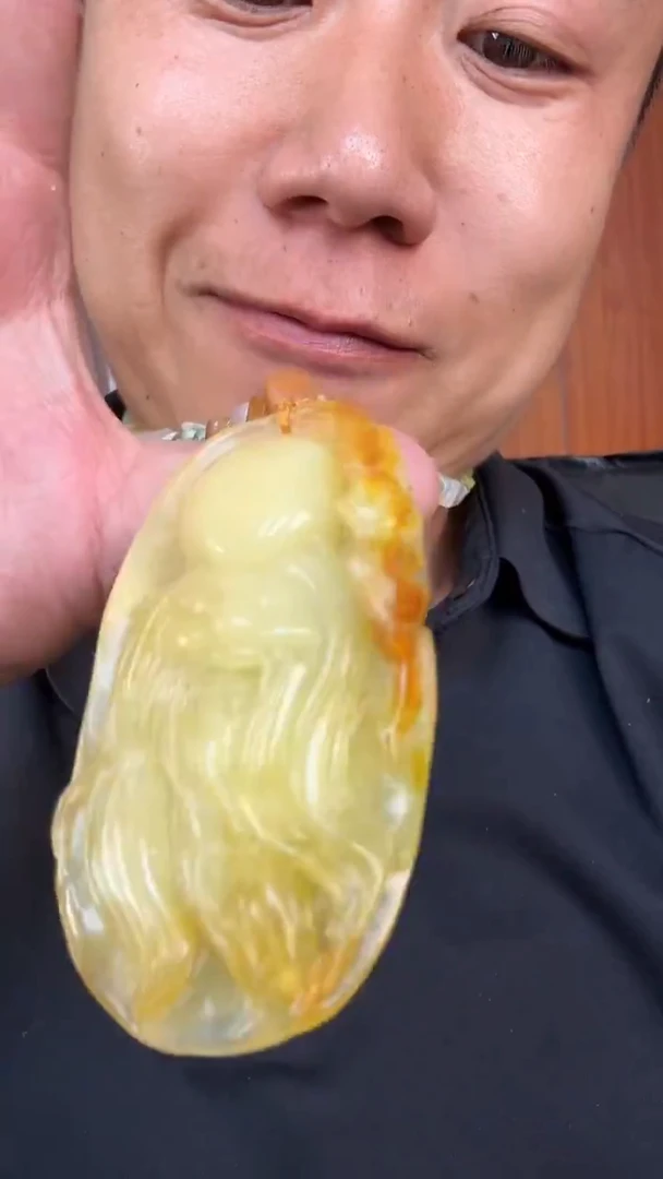 蛇纹石玉未镶嵌岫玉寿星