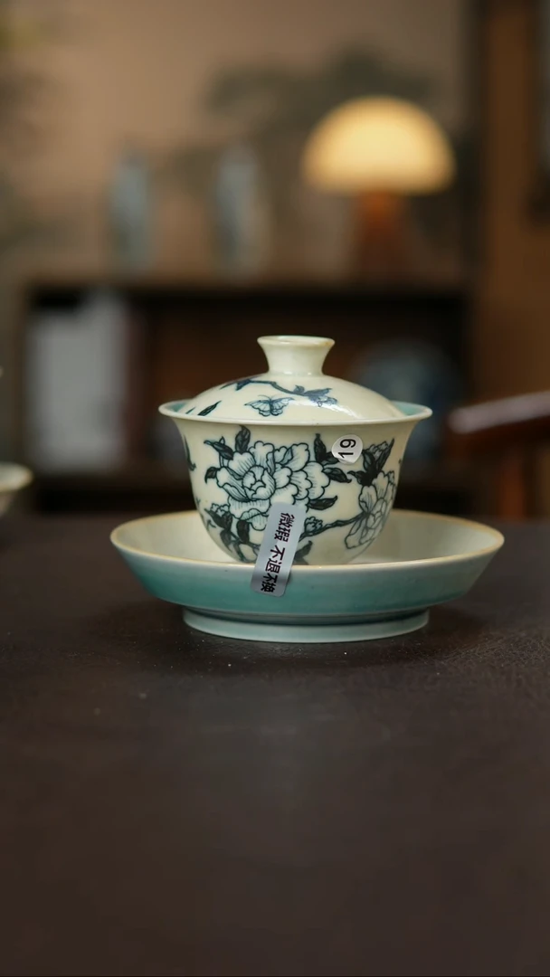 杯景德柴烧手作多人瑕疵