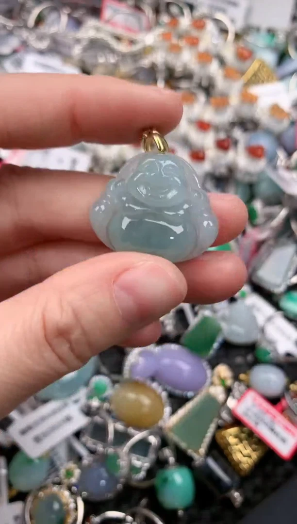 银S925镶嵌戒指翡翠777---1