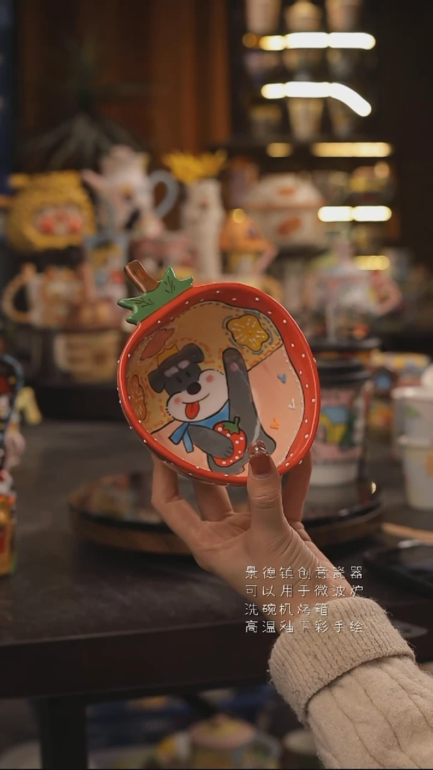 景德镇釉下彩绘设计师款式陶瓷