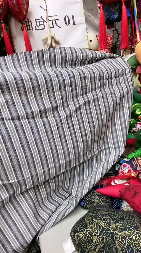 棉纯棉先染竖条75*70