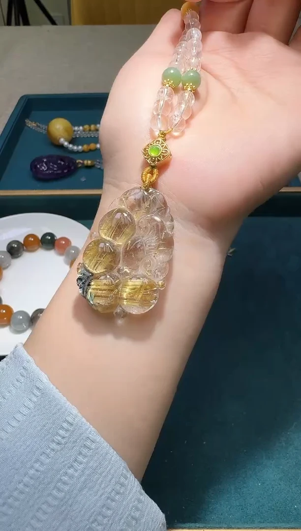 颈饰未镶嵌水晶多样性发一件 142