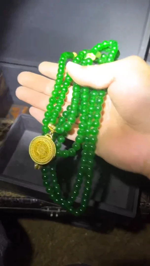 和田玉未镶嵌挂件罗盘项链2条