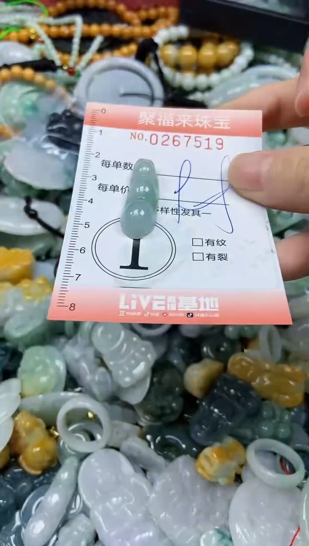 未镶嵌挂件翡翠闪购0267519