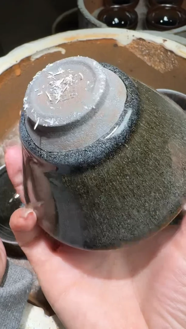 茶盏严柳忠柴烧盏31
