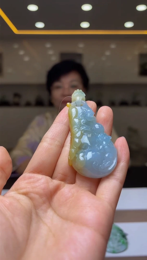 未镶嵌定制翡翠19/09013/YZ/发其一件/貔貅
