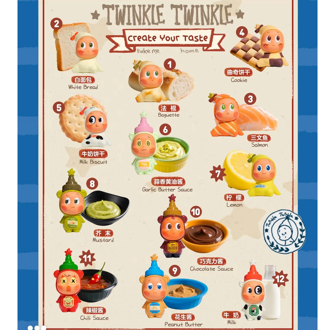 （踩数字）星星 人随心配系列手办潮玩盲盒