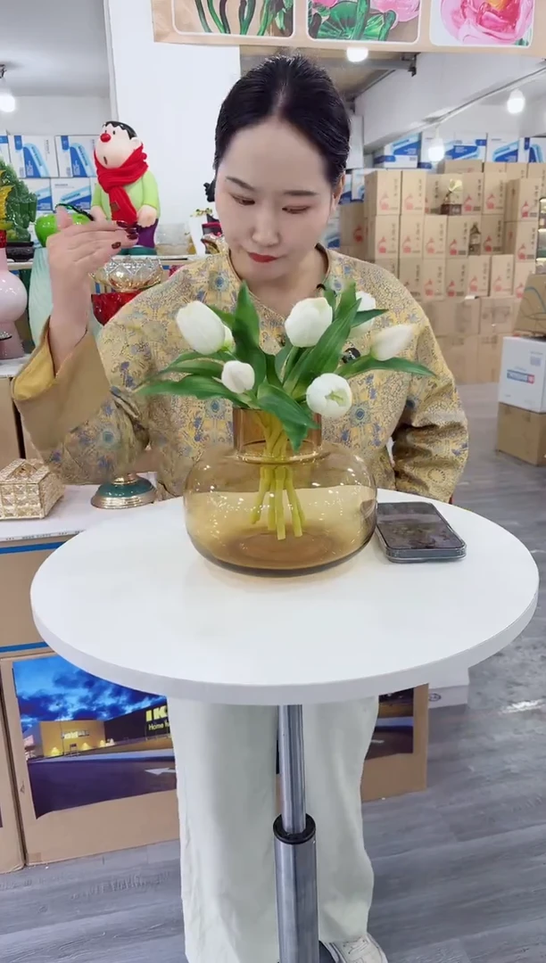 琉璃玖月花器花瓶O-早11