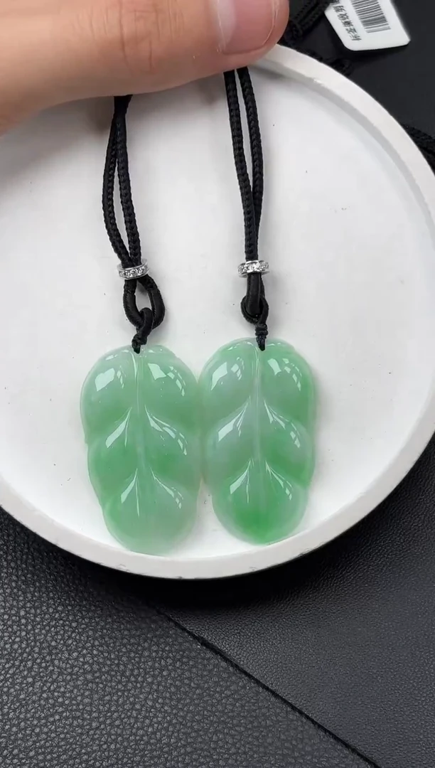 颈饰未镶嵌翡翠叶子多样性发一