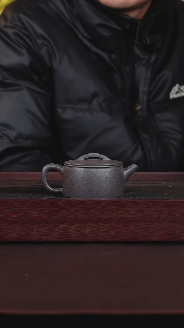 【闪购商品】紫砂茶壶全手工·汉瓦·160cc