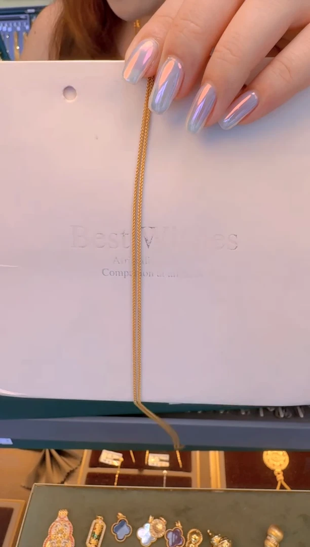 60cm爱心抽拉肖邦链2.92g（多样性发货）