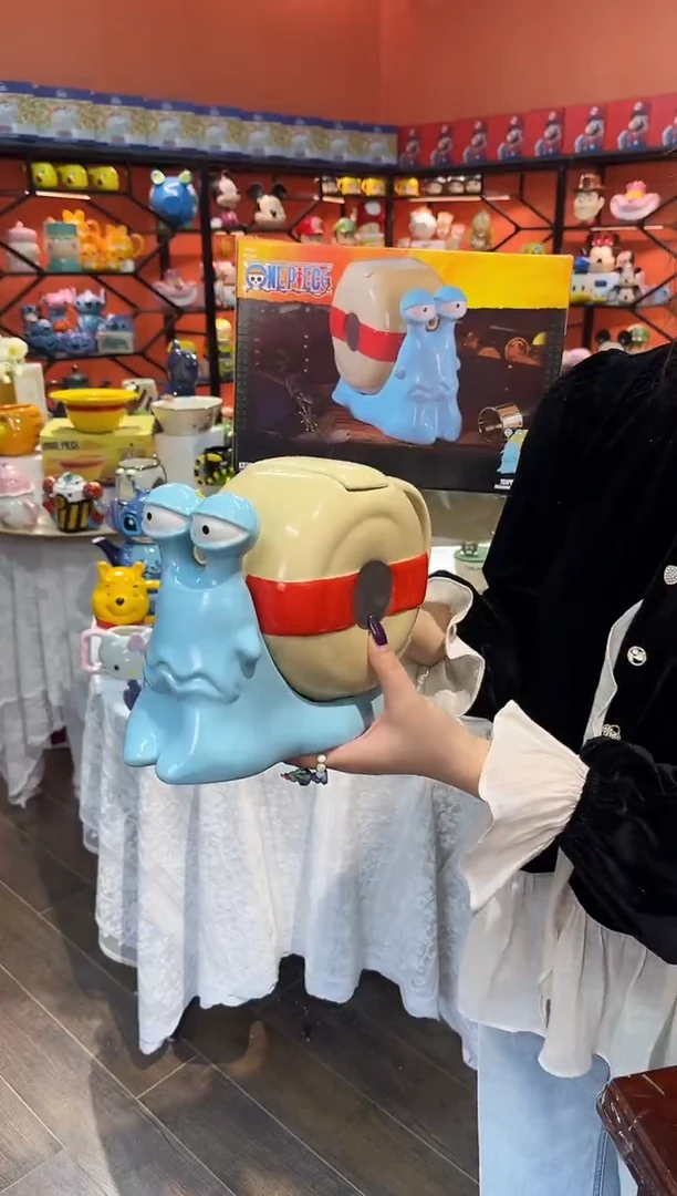 瓷片@@海贼王电话虫水壶（礼盒）