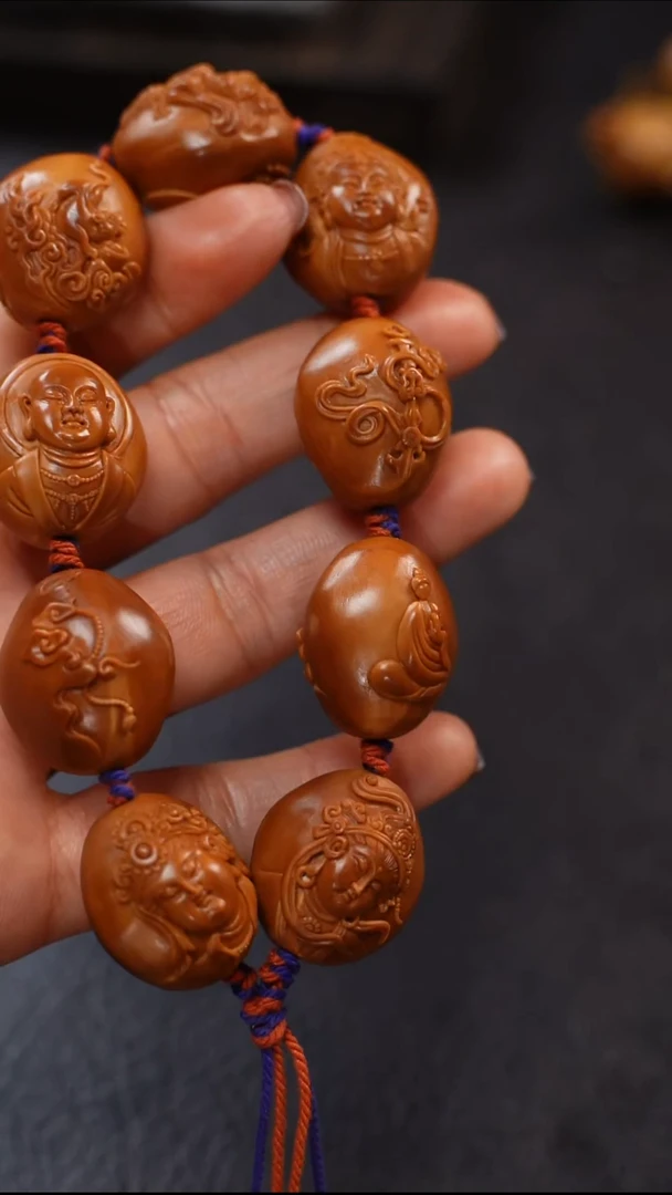 手串/手链橄榄核九林核雕文玩作品